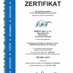 ISO 9002:2015 Zertifikat